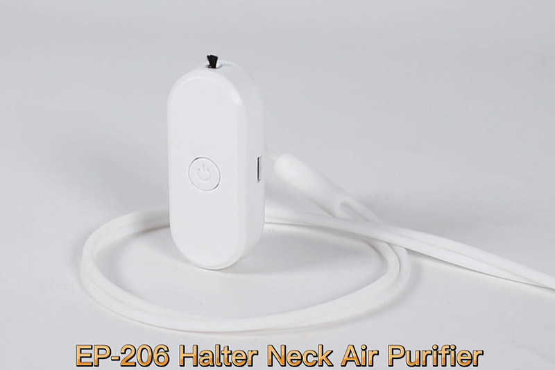 Wearable Negative Ion Necklace Air Purifier Personal